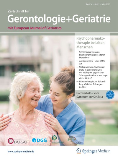 Link zu Zeitschrift Zeitschrift für Gerontologie und Geriatrie