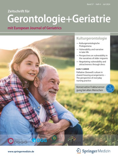 Zeitschrift für Gerontologie und Geriatrie 4/2024