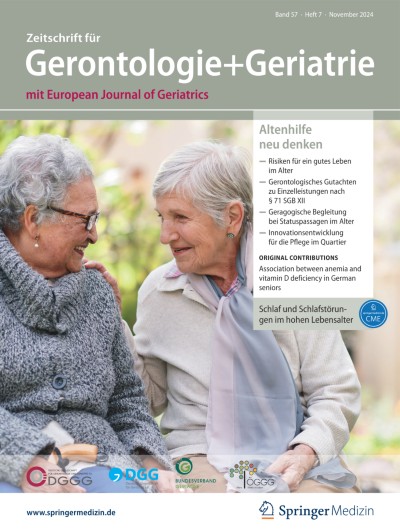 Zeitschrift für Gerontologie und Geriatrie 7/2024