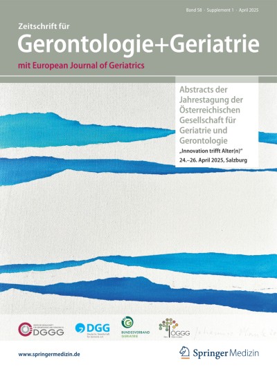 Zeitschrift für Gerontologie und Geriatrie 1/2025