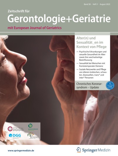Zeitschrift für Gerontologie und Geriatrie 5/2025