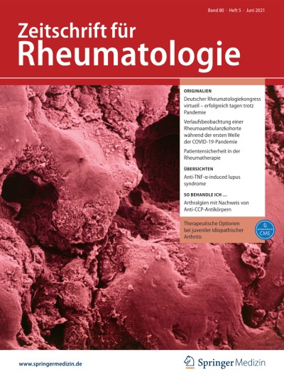 Link zu Zeitschrift Zeitschrift für Rheumatologie