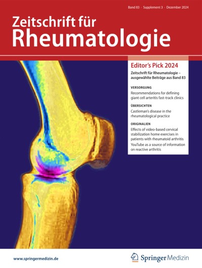 Zeitschrift für Rheumatologie 3/2024