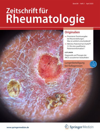 Zeitschrift für Rheumatologie 3/2025