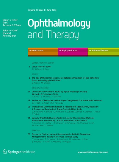 Ophthalmology and Therapy 1/2013