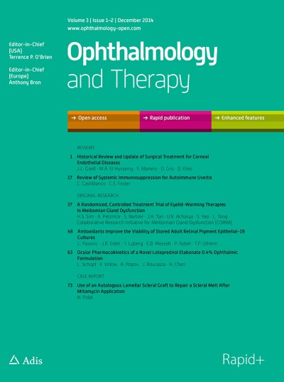 Ophthalmology and Therapy 1-2/2014