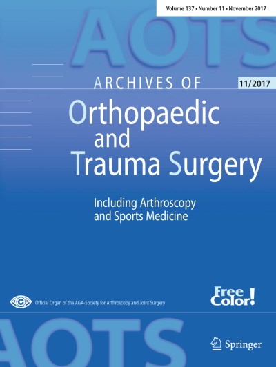 Link zu Zeitschrift Archives of Orthopaedic and Trauma Surgery