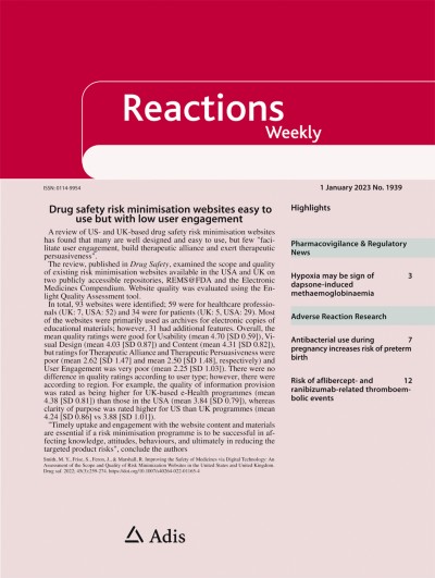 Link zu Zeitschrift Reactions Weekly