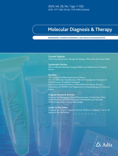 Link to Journal Molecular Diagnosis & Therapy