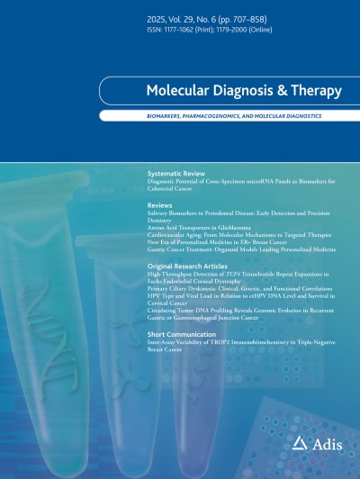 Molecular Diagnosis & Therapy 6/2025