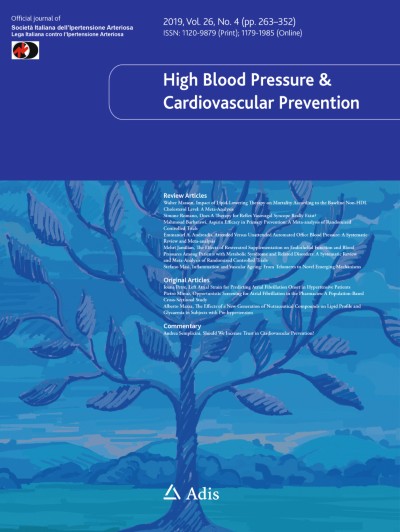 Link zu Zeitschrift High Blood Pressure & Cardiovascular Prevention