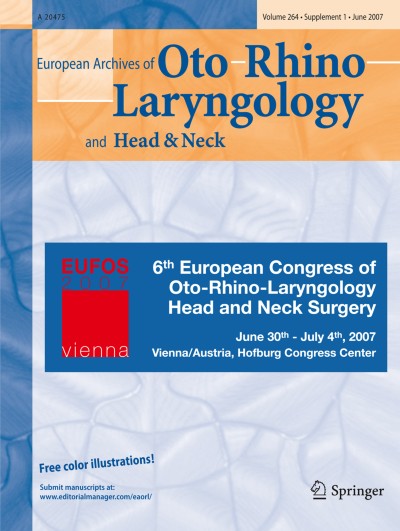 European Archives of Oto-Rhino-Laryngology 1/2007