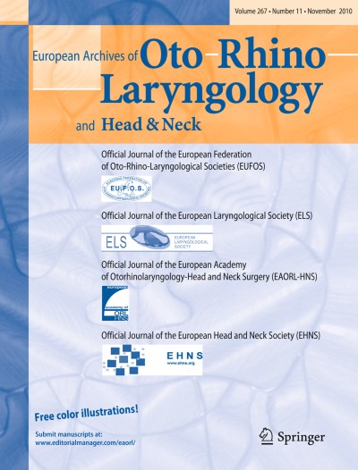 European Archives of Oto-Rhino-Laryngology 11/2010
