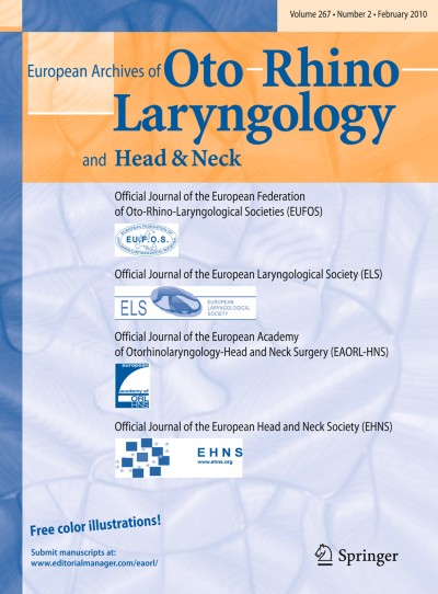 European Archives of Oto-Rhino-Laryngology 2/2010