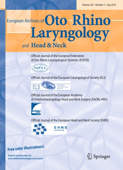 European Archives of Oto-Rhino-Laryngology 7/2010