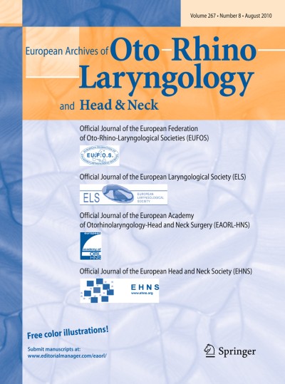 European Archives of Oto-Rhino-Laryngology 8/2010