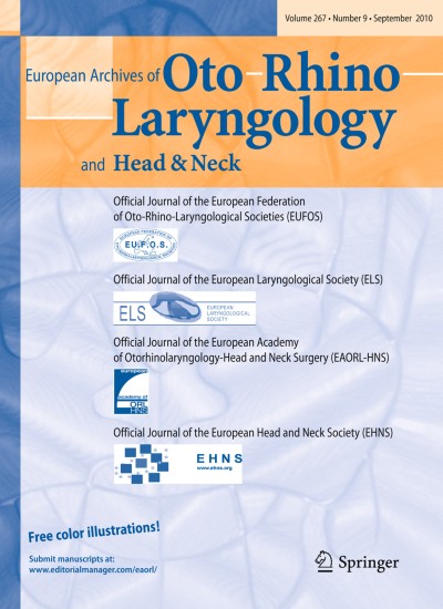 European Archives of Oto-Rhino-Laryngology 9/2010
