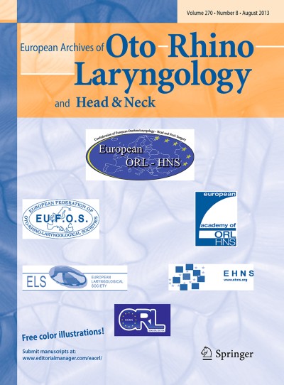 European Archives of Oto-Rhino-Laryngology 8/2013