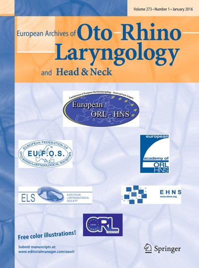 European Archives of Oto-Rhino-Laryngology 1/2016