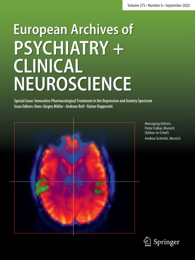 Link zu Zeitschrift European Archives of Psychiatry and Clinical Neuroscience