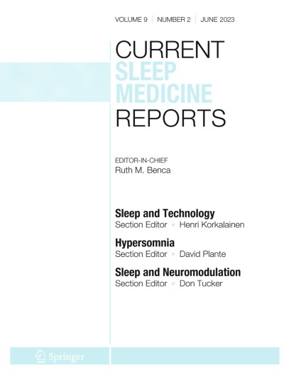 Current Sleep Medicine Reports 2/2023