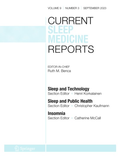 Current Sleep Medicine Reports 3/2023