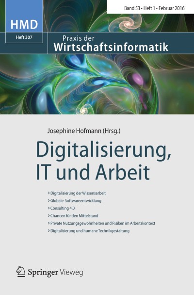 HMD Praxis der Wirtschaftsinformatik 1/2016