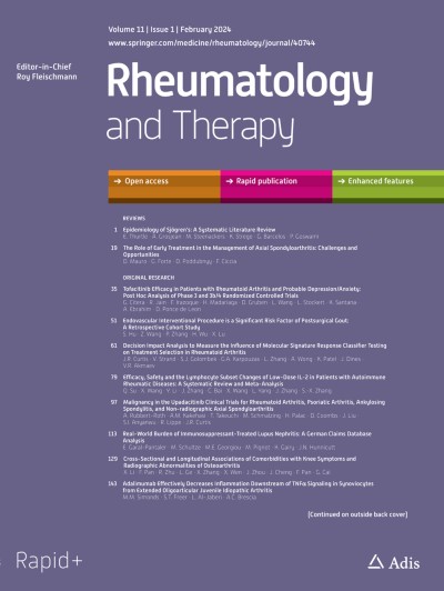 Link zu Zeitschrift Rheumatology and Therapy