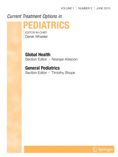 Current Treatment Options in Pediatrics 2/2015