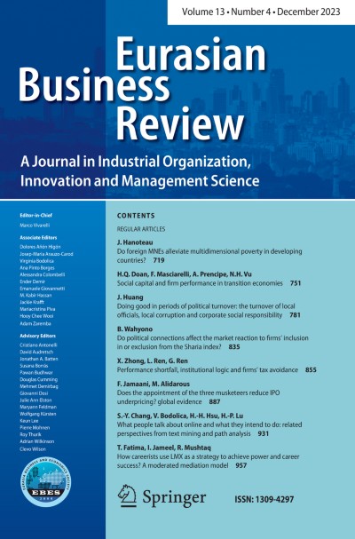 Link to Journal Eurasian Business Review