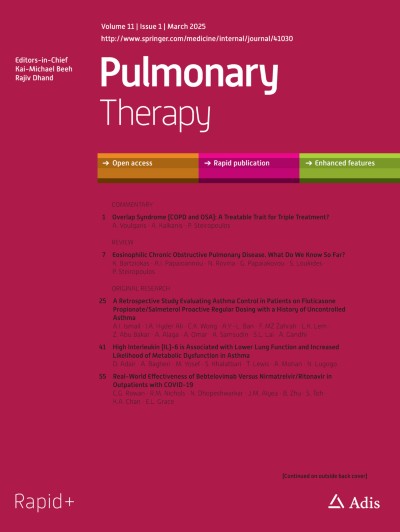 Pulmonary Therapy 1/2025