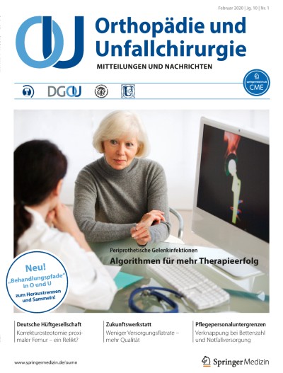 Link zu Zeitschrift Orthopädie und Unfallchirurgie