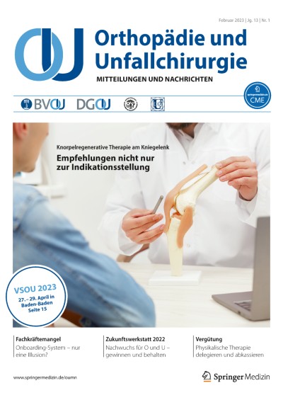 Orthopädie und Unfallchirurgie 1/2023