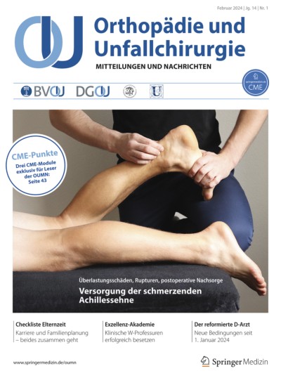 Orthopädie und Unfallchirurgie 1/2024