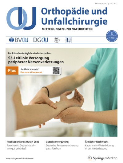 Orthopädie und Unfallchirurgie 1/2025