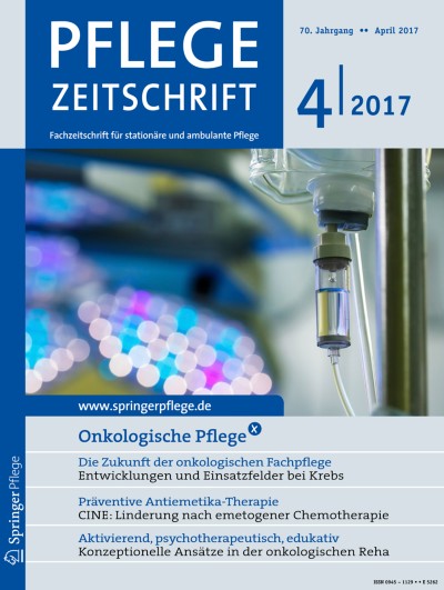 Pflegezeitschrift 4/2017