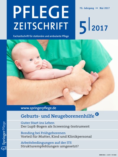 Link zu Zeitschrift Pflegezeitschrift
