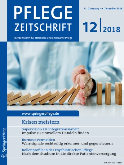 Link zu Zeitschrift Pflegezeitschrift