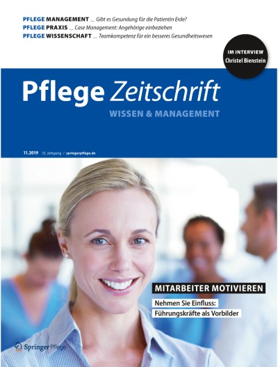 Link zu Zeitschrift Pflegezeitschrift