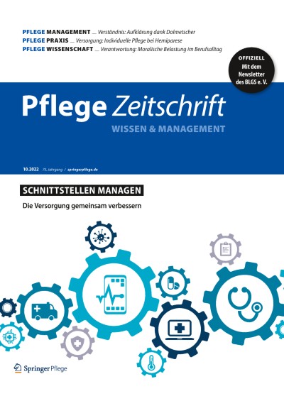 Pflegezeitschrift 10/2022