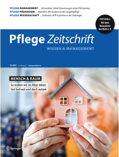 Pflegezeitschrift 7/2022