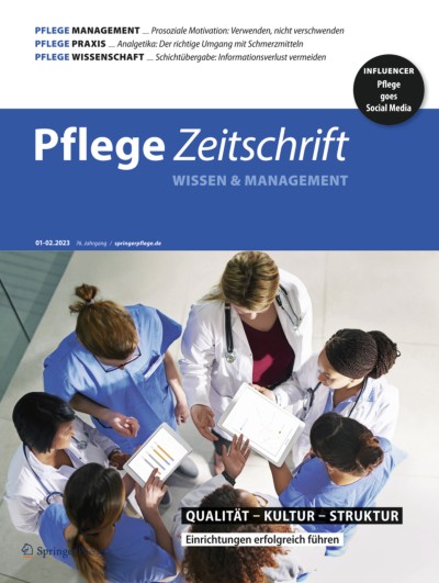 Pflegezeitschrift 1-2/2023