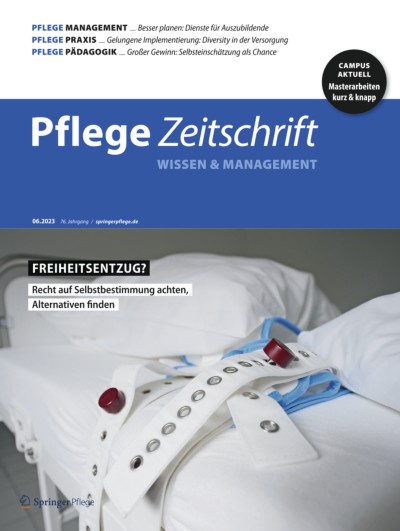 Link zu Zeitschrift Pflegezeitschrift