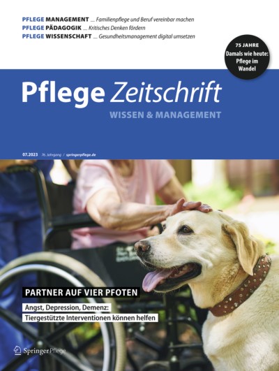 Pflegezeitschrift 7/2023