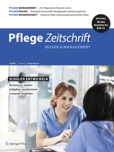 Pflegezeitschrift 10/2024