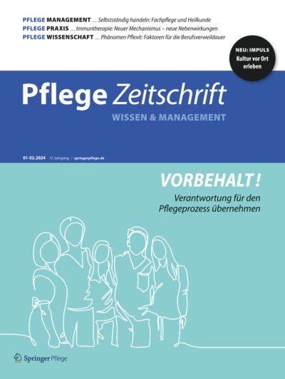 Pflegezeitschrift 1-2/2024