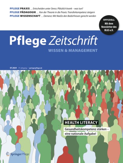 Pflegezeitschrift 7/2024