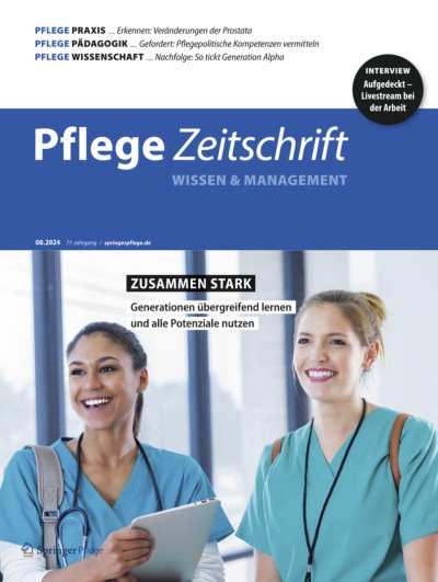 Link zu Zeitschrift Pflegezeitschrift