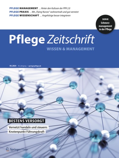 Pflegezeitschrift 5/2025