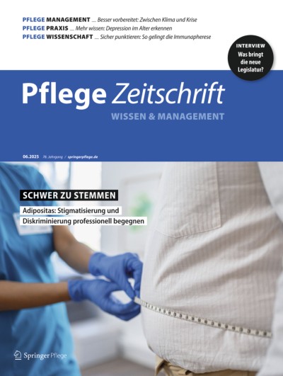 Pflegezeitschrift 6/2025